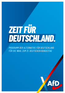 AfD-Bundestagswahlprogramm 2025